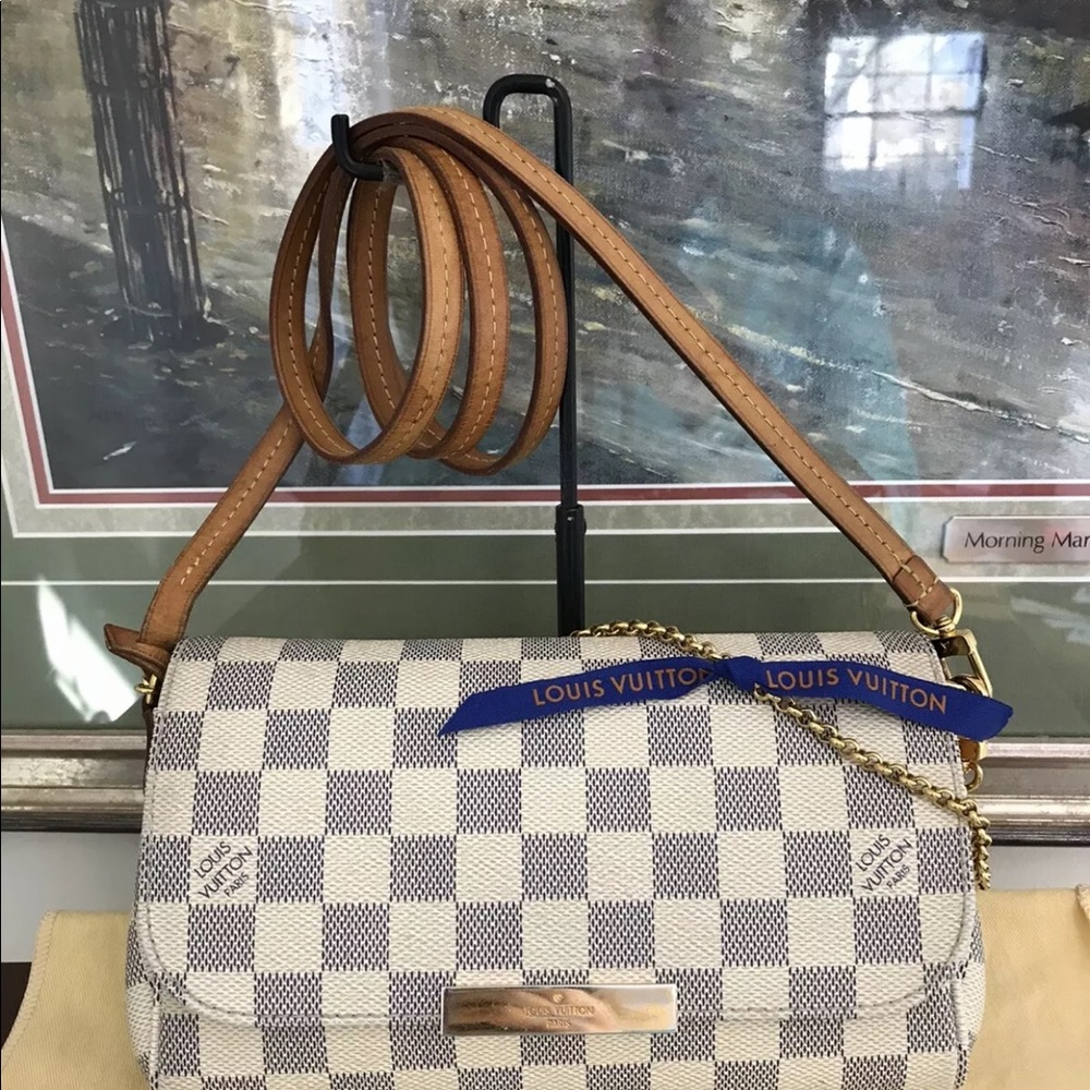 ❤ Damier Azur Louis Vuitton Bag 100%Auth